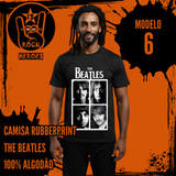 Coleção The Beatles 6 Camisas Rubberprint Full Sreen de Algodão com Estampa em Alta Definição Adulto