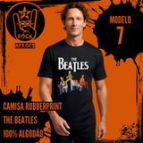 Coleção The Beatles 6 Camisas Rubberprint Full Sreen de Algodão com Estampa em Alta Definição Adulto