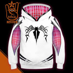 Casaco Infantil Anti Gwenom - Anti Venom Spider Gwen - Com capuz