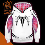 Casaco Infantil Anti Gwenom - Anti Venom Spider Gwen - Com capuz