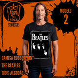 Coleção The Beatles 6 Camisas Rubberprint Full Sreen de Algodão com Estampa em Alta Definição Adulto