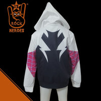 Casaco Spider Gwen Clássico Infantil com Capuz