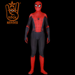 Cosplay Homem Aranha Longe de Casa Modelo Slim com Visor Espelhado Adulto Bodysuit