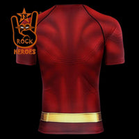 Camisa de Compressão Shazam Rashguard Elastano Manga Curta