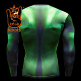 Camisa de Compressão Hulk Rashguard Elastano Manga Longa