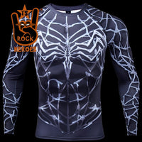 Camisa de Compressão Venom Rashguard Elastano Manga Longa