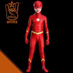 Fantasia Flash Cosplay Infantil Bodysuit Elastano