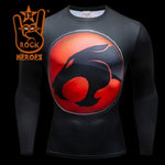 Camisa de Compressão Thundercats Manga Longa Rashguard Elastano