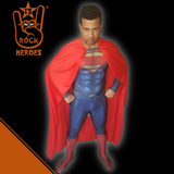 Fantasia Superman Cosplay Homem de Aço BodySuit Elastano Adulto