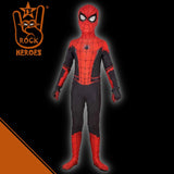 Fantasia Homem Aranha Longe de Casa Cosplay Infantil Bodysuit Elastano