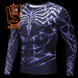 Camisa de Compressão Venom Rashguard Elastano Manga Longa