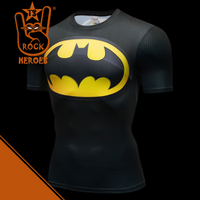 Camisa de compressão Batman Clássico Manga Curta