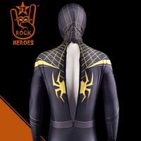 Cosplay Homem Aranha Miles Morales Game PS5 Adulto Traje Orgulho do Harlem