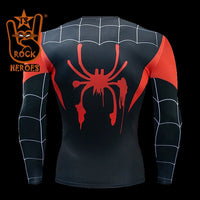 Kit com 4 Camisas Rashguard: Clássico, Game Ps4, Miles Morales e Longe de Casa Manga Longa