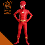 Fantasia Flash Cosplay Infantil Bodysuit Elastano