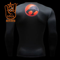 Camisa de Compressão Thundercats Manga Longa Rashguard Elastano