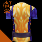 Camisa de Compressão Wolverine Rashguard Elastano Manga Curta