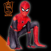 Fantasia Homem Aranha Longe de Casa Cosplay Infantil Bodysuit Elastano