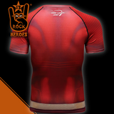 Camisa de Compressão Shazam Rashguard Elastano Manga Curta