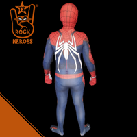 Fantasia Homem Aranha Game Spider Man PS4 Infantil Bodysuit Elastano