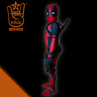 Cosplay DeadPool Infantil Bodysuit Elastano