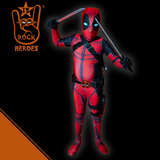 Cosplay DeadPool Infantil Bodysuit Elastano