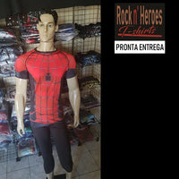 Camisa de Compressão Homem Aranha Longe de Casa Manga Curta