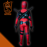 Cosplay DeadPool Infantil Bodysuit Elastano