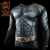 Camisa de Compressão Batman Cavaleiro das Trevas Manga Longa