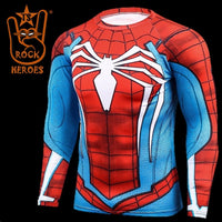 Camisa de Compressão Homem Aranha Game PS4 Manga Longa Cody Lundin