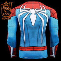 Camisa de Compressão Homem Aranha Game PS4 Manga Longa Cody Lundin