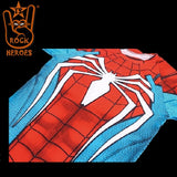 Camisa de Compressão Homem Aranha Game PS4 Manga Longa Cody Lundin