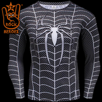 Camisa Slimfit Homem Aranha Simbionte Manga Longa