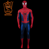 Cosplay Espetacular Homem Aranha 2 Adulto Bodysuit Elastano com Visor Glass Espelhado