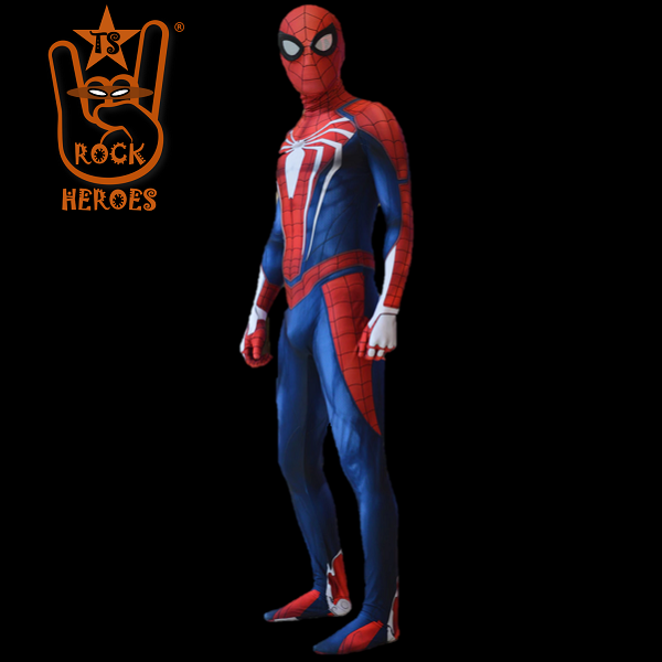 Cosplay Homem Aranha Game Spider Man PS4 com Visor Espelhado