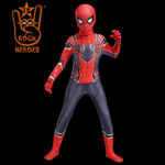 Fantasia Aranha de Ferro Homem Aranha Cosplay Infantil