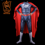 Fantasia Superman Black Cosplay Adulto