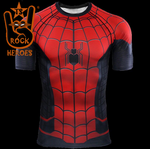 Camisa de Compressão Homem Aranha Longe de Casa Manga Curta